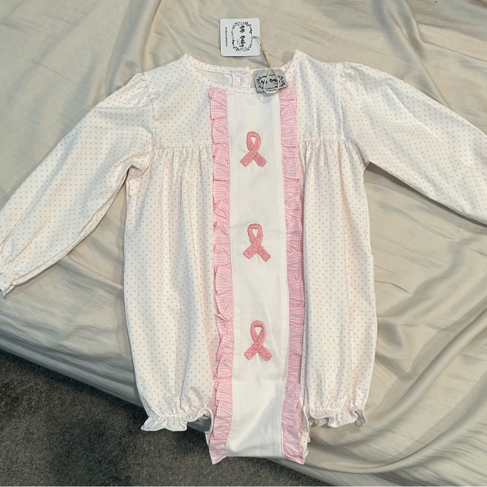 BB Baby Breast Cancer Toddler Romper